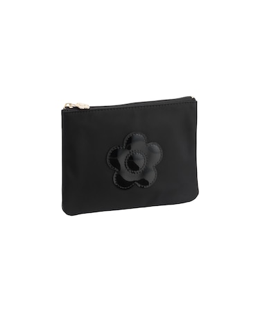 ナイロンエナメルデイジー フラットポーチミニ