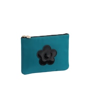 ナイロンエナメルデイジー フラットポーチミニ