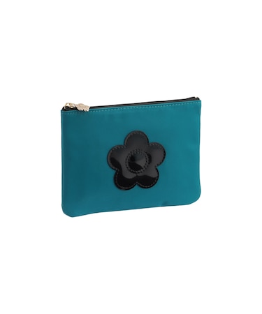 ナイロンエナメルデイジー フラットポーチミニ