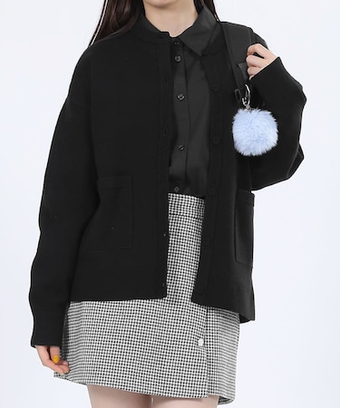 ボンディングデイジーニット カーディガン