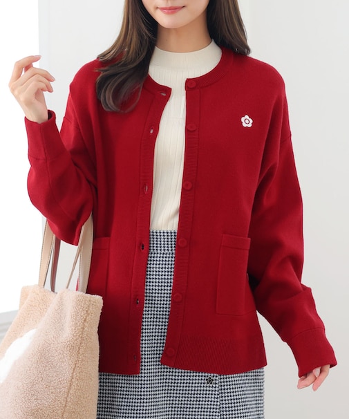 ボンディングデイジーニット カーディガン