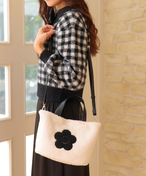 ボアリバーシブル 2WAYミニトート｜マリークヮントの通販｜&mall