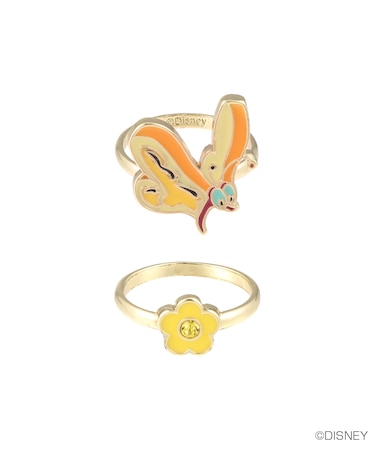 ブレッドアンドバターフライデザイン リングセット