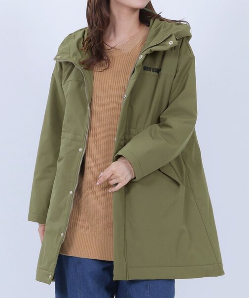 ロゴパデッド ロングコート