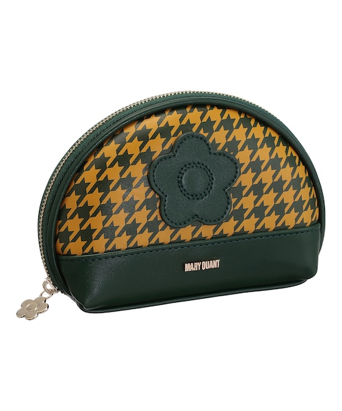 千鳥デイジーパッチ ラウンドポーチ｜マリークヮントの通販｜&mall