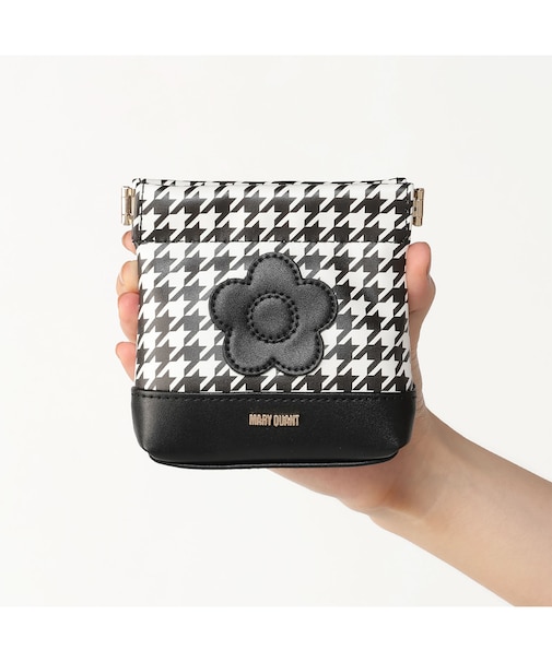 千鳥デイジーパッチ バネクチポーチ