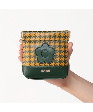 千鳥デイジーパッチ バネクチポーチ