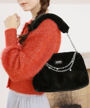 Wチェーンファー 2WAYショルダー