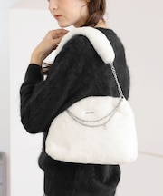 Wチェーンファー 2WAYショルダー