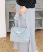 Wチェーンファー 2WAYショルダー