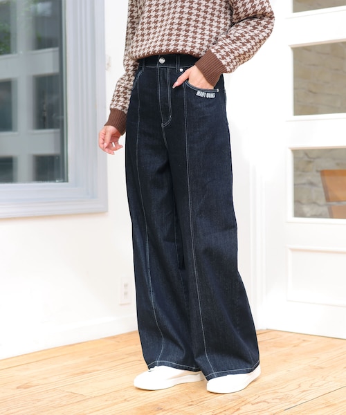 ペイントデイジーデニム パンツ｜マリークヮントの通販｜&mall（アンド