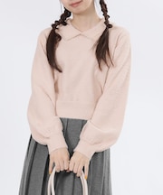 パールシャギーニット プルオーバー