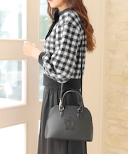 ラウンドシェイプ 2WAYミニトート