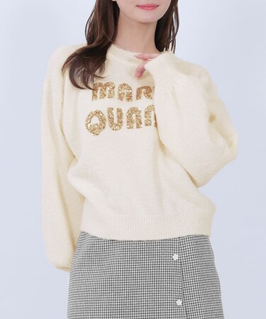 スパンコールニット プルオーバー