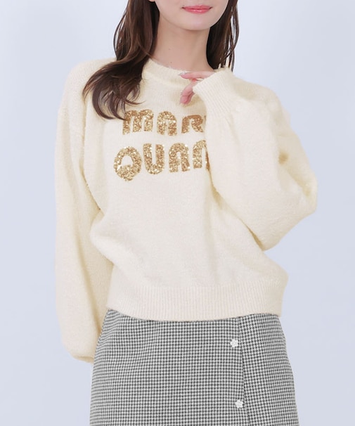 スパンコールニット プルオーバー