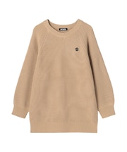 畦編みイージーニット プルオーバー