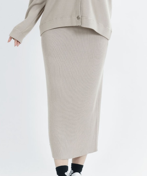 リラックスニット スカート