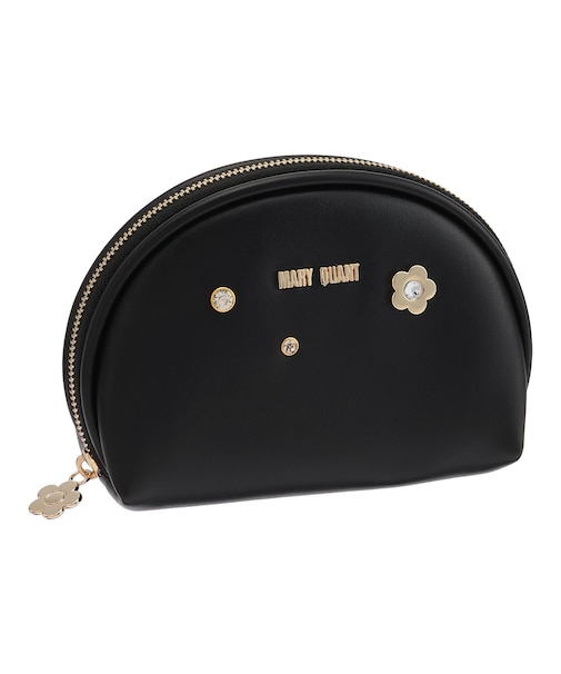 メタルビジュー ラウンドポーチ