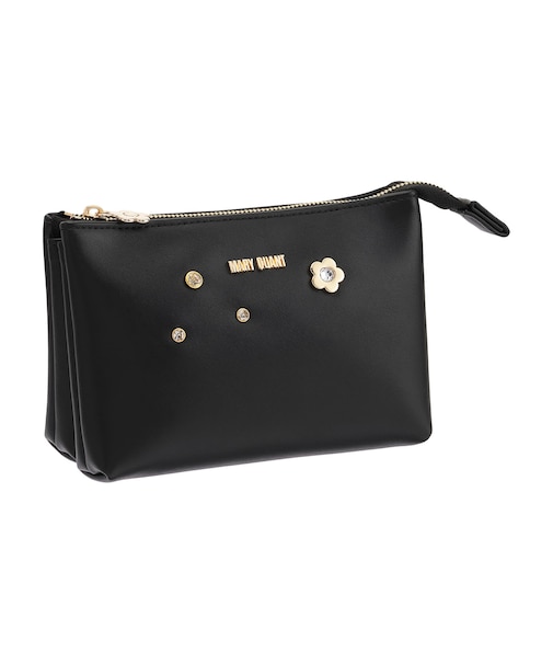 メタルビジュー 3ポケットポーチ