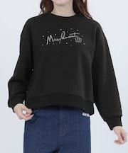 ラインストーンスウェット プルオーバー