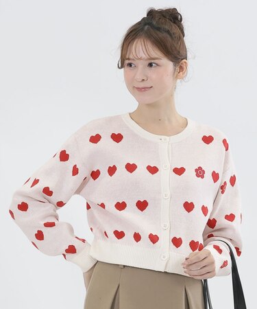 ラインハートニット カーディガン