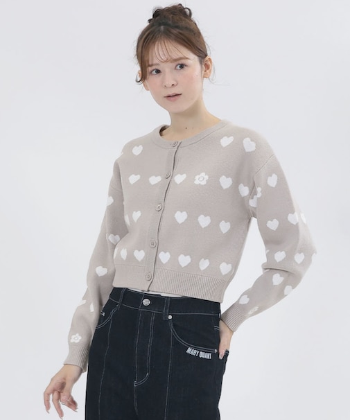 ラインハートニット カーディガン