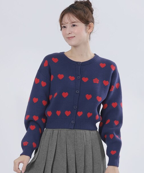 ラインハートニット カーディガン