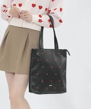 ハート刺繍 トート