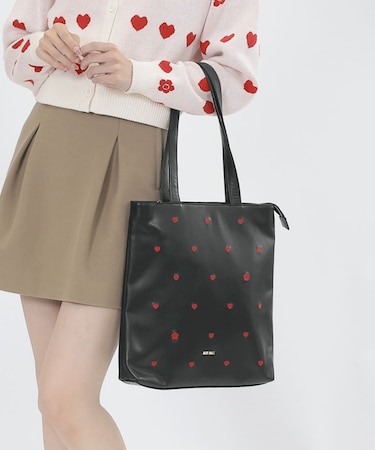 ハート刺繍 トート