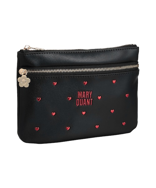 ハートフロート 2ファスナーポーチ｜マリークヮントの通販｜&mall