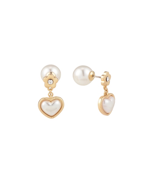 ハートパール ピアス