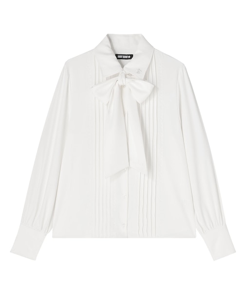 梯子レースピンタック ブラウス