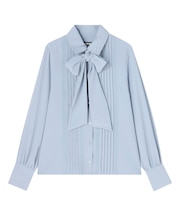 梯子レースピンタック ブラウス