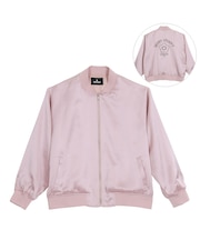 バックロゴサテン ブルゾン