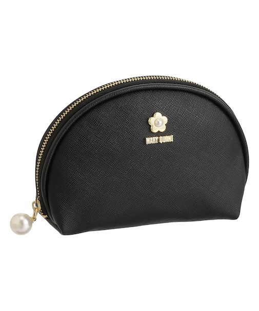 サフィアーノパール ラウンドポーチ