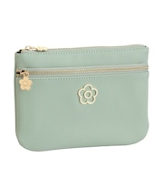 アウトラインメタルデイジー 2ファスナーポーチ