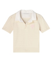 レイヤードポロ プルオーバー