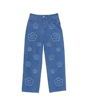 ランダムデイジーデニム パンツ