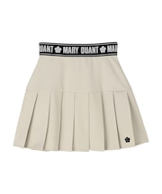 ロゴテーププリーツミニ スカート