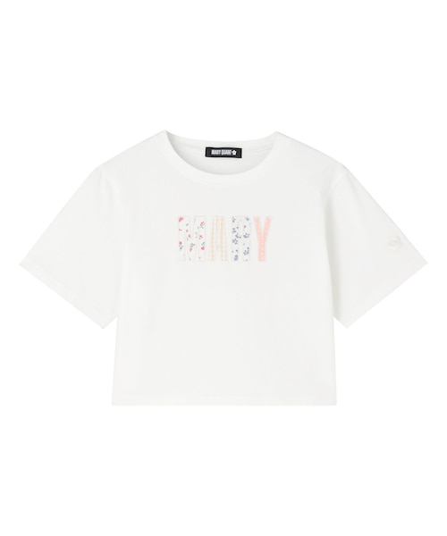 MARYアップリケロゴ Tシャツ｜マリークヮントの通販｜&mall（アンド