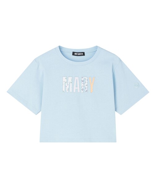 MARYアップリケロゴ Tシャツ