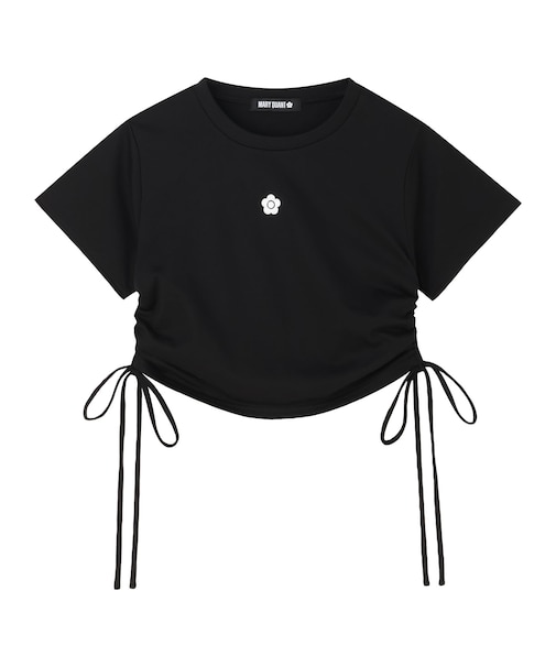 サイドギャザー Tシャツ