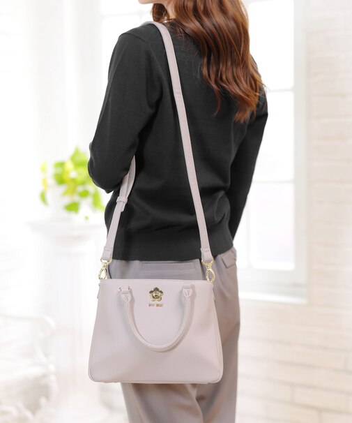 ターンロックデイジー 2WAYトート