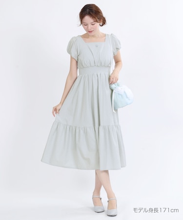 ウエストシャーリング ワンピース