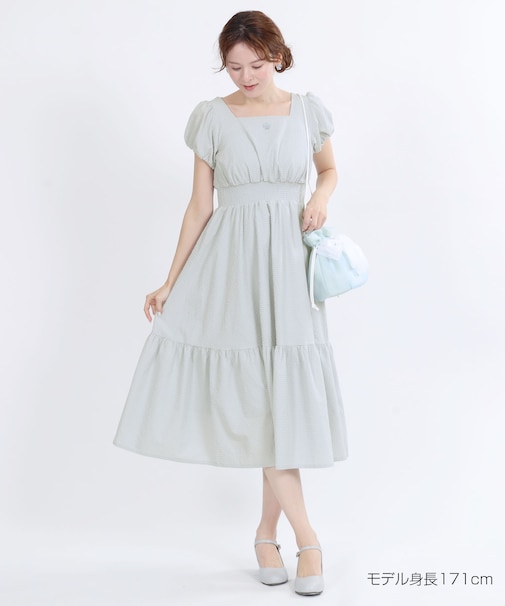 ウエストシャーリング ワンピース