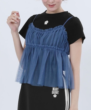 チュールキャミセット Tシャツ
