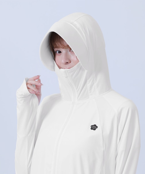 冷感UVジップ パーカ