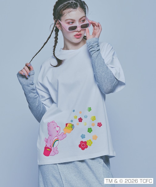 Care Bears(TM) ペイントビッグ Tシャツ