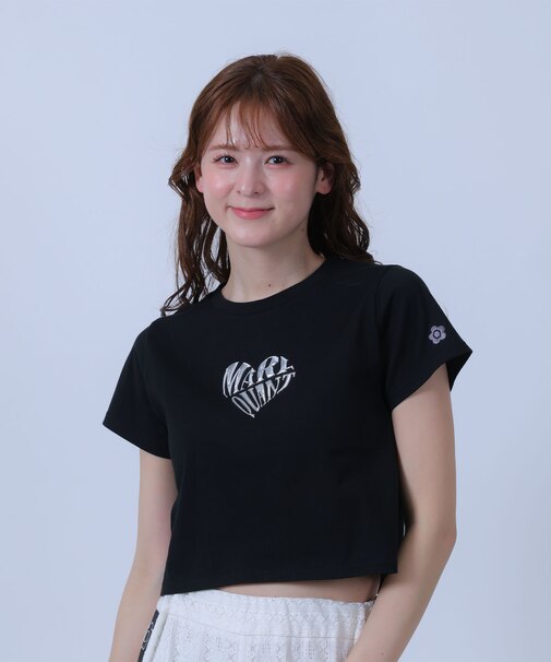 メタリックプリント Tシャツ