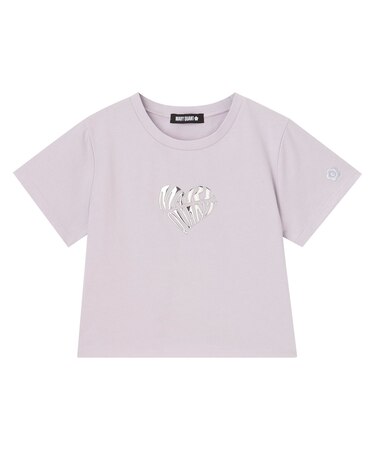 メタリックプリント Tシャツ
